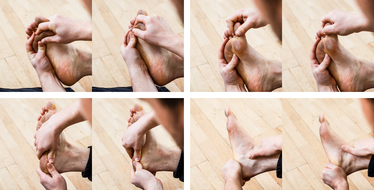 auto-massage pieds rouler coussinets