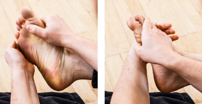 auto-massage pieds twist long