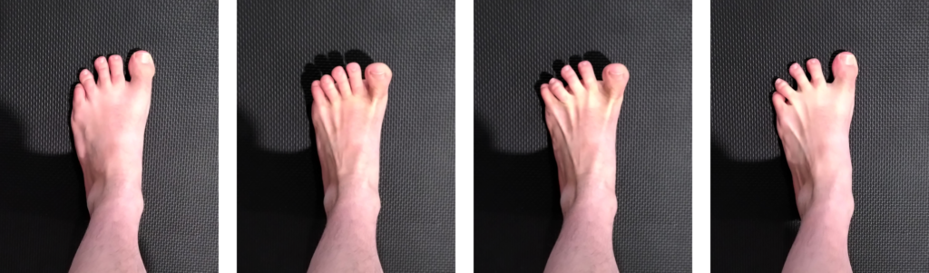apprendre à contrôler les muscles des pieds - relever et écarter les orteils