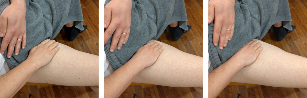 auto drainage lymphatique genou - activation des noeuds lymphatiques de l'aine